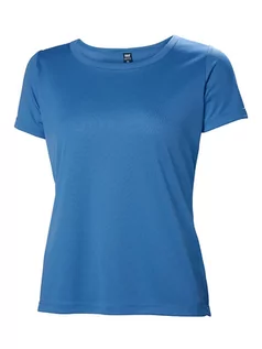 Koszulki sportowe damskie - Helly Hansen Koszulka funkcyjna "Verglas Shade" w kolorze niebieskim - grafika 1