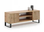 Szafki RTV - Szafka RTV FOCUS komoda 155cm DĄB CRAFT ZŁOTY - miniaturka - grafika 1