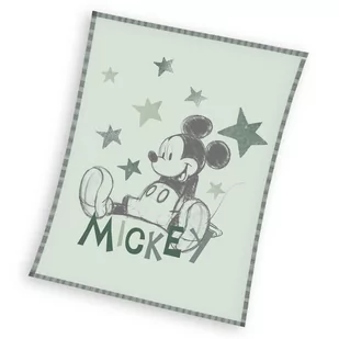 Koc flanelowy 70x100 Myszka Mickey (coral) - Koce - miniaturka - grafika 1