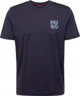 Koszulki męskie - Sportowa koszulka męska z krótkim rękawem Hugo Boss T-Shirt bawełna r. M - miniaturka - grafika 1