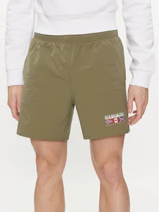 Napapijri Szorty kąpielowe V-Sahtu NP0A4HON Zielony Regular Fit - Kąpielówki męskie - miniaturka - grafika 1