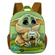 Plecaki szkolne i tornistry - Plecak przedszkolny 3D Star Wars Baby Yoda - miniaturka - grafika 1