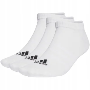 Skarpety adidas Thin and Light Sportswear Low-Cut 3 Pairs białe HT3469 37- - Skarpetki męskie Skarpety adidas Thin and Light Sportswear Low-Cut 3 Pairs białe HT3469 37- - Skarpetki męskie - miniaturka - grafika 1