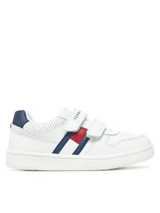 Tommy Hilfiger Sneakersy T1X9-33841-1355X S Biały - Buty dla dziewczynek - miniaturka - grafika 1