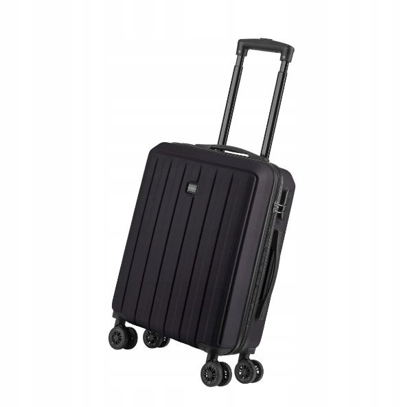 Walizka podróżna 30 l czarna TopMove Traveler plastikowa do 10kg