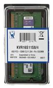 Pamięci RAM - SODIMM DDR3 KINGSTON ValueRam KVR16S11S8/4, 4 GB, 1600 MHz, CL11 - miniaturka - grafika 1