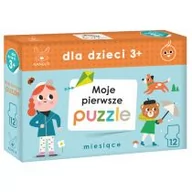 Układanki dla dzieci - Dla Dzieci 3+ Moje pierwsze Puzzle. Miesiące Kangur - miniaturka - grafika 1