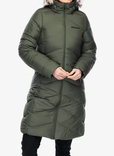 Płaszcz puchowy damski Marmot Montreaux Coat - nori/nori - Kurtki męskie - miniaturka - grafika 1