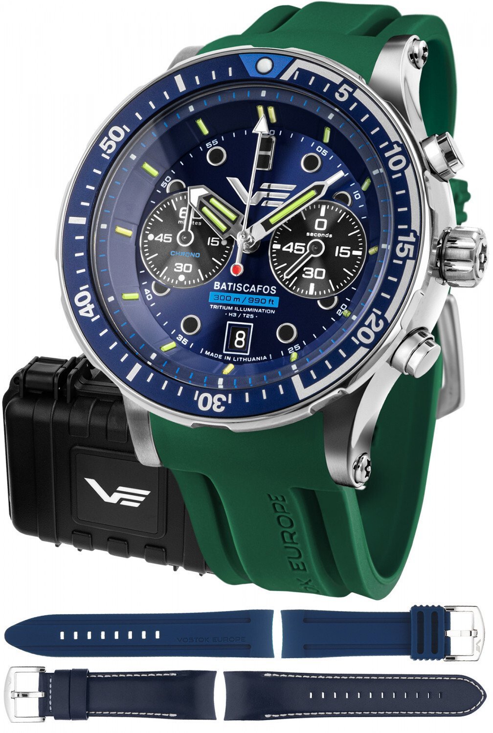 Zegarek Vostok Europe Zegarek męski Vostok Europe 6S21-511A772SG zielony