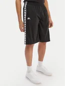 Spodenki męskie - Kappa Szorty sportowe Banda Treadwellz 304KQ20 Czarny Regular Fit - miniaturka - grafika 1