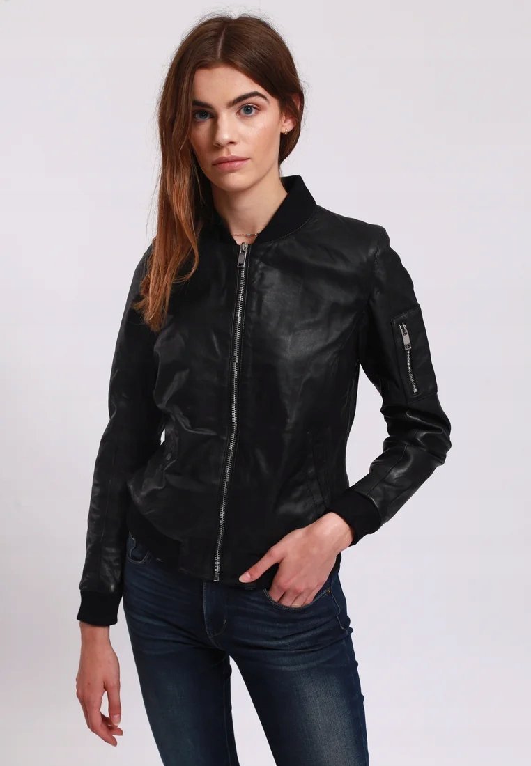 Lee Cooper kurtka damska bomberka Blanca Kolor CZARNY Rozmiar L