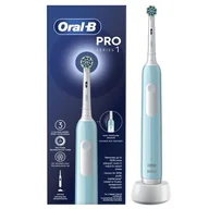 Szczoteczki elektryczne - Oral-B szczoteczka elektryczna PRO1 Caribbean Blue CrossAction (błękitny) - miniaturka - grafika 1
