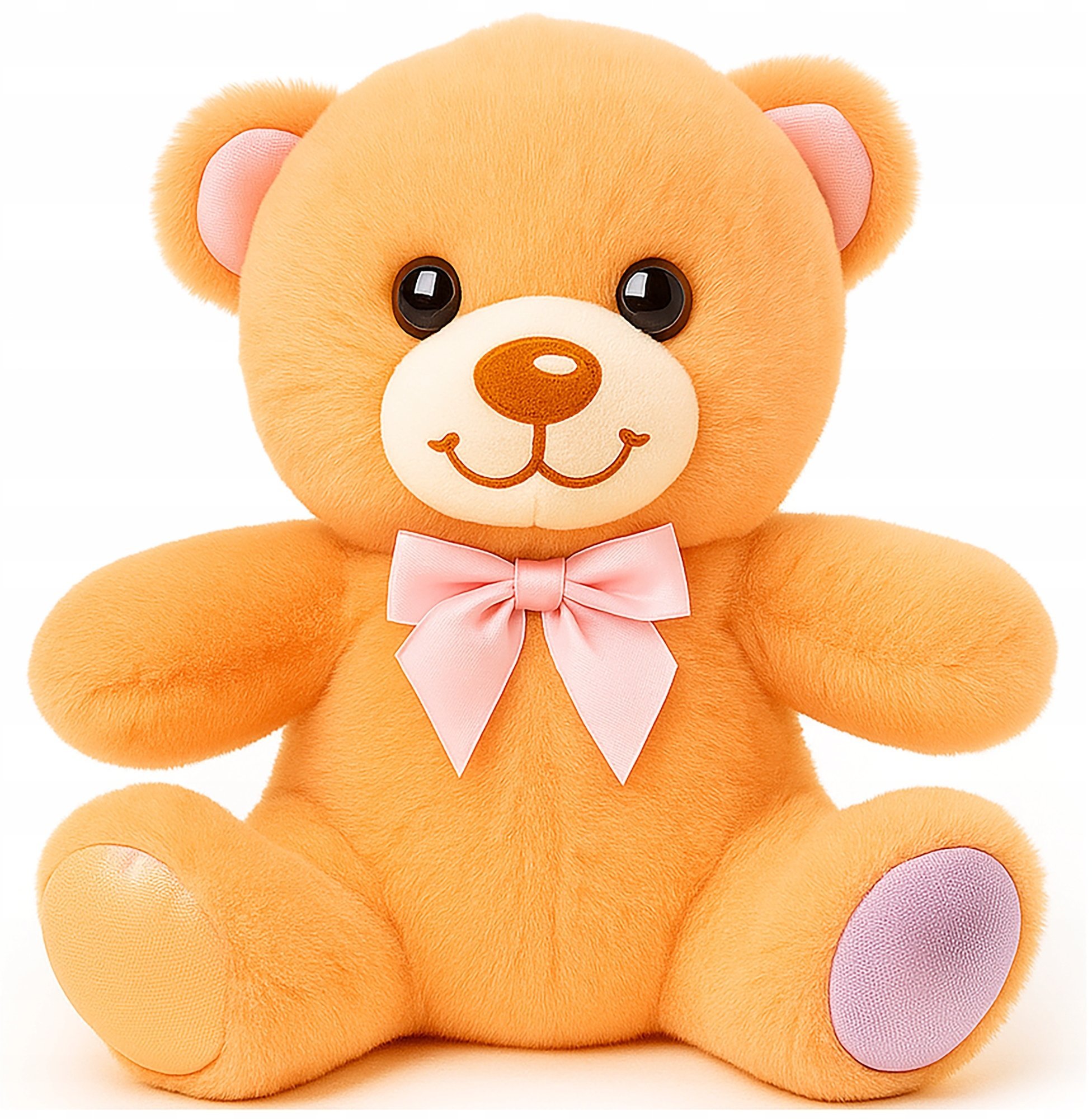 Skleplolki BAMBLY LAWENDOWY MIŚ PLUSZOWY PLUSZAK MASKOTKA PRZYTULANKA POMARAŃCZ 15CM