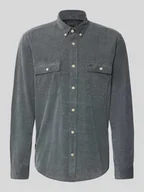 Kurtki męskie - Koszula casualowa z listwą guzikową - miniaturka - grafika 1