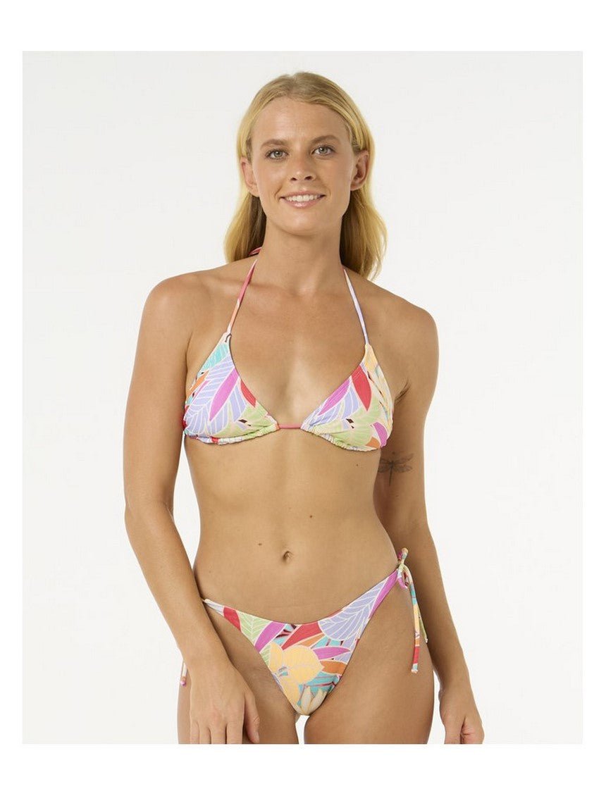 Stanik kąpielowy RIP CURL Cala Vadella Tri Top turkusowy L
