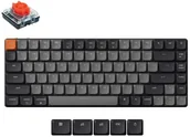 Klawiatury - Keychron - K3 QMK Wireless Mechanical Keyboard Version 3 RGB Backlight Hot-Swappable / Keychron Low Profile 2.0 Mechanical / Red - miniaturka - grafika 1