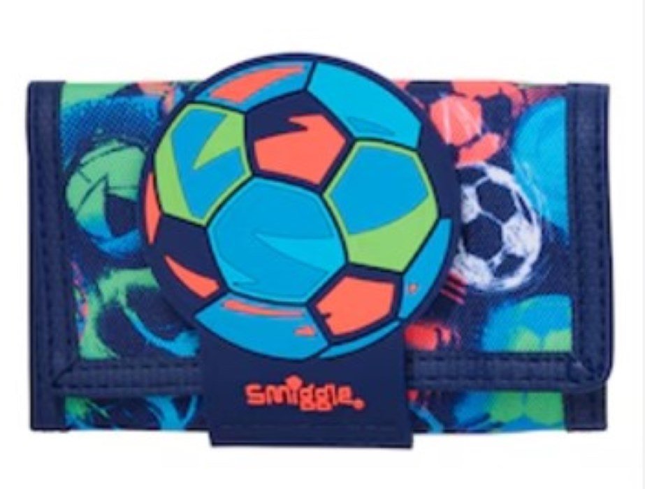 Smiggle- portfel kolorowa piłka nożna
