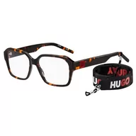Okulary przeciwsłoneczne - HUGO HG 1222 okulary, Havana, 55 damskie, Havana, 55 - miniaturka - grafika 1