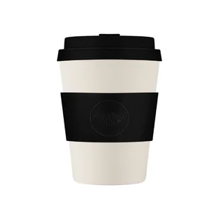 Kubek na wynos Ecoffee Cup Solid Colours 350ml - Black Nature - Kubki termiczne - miniaturka - grafika 1