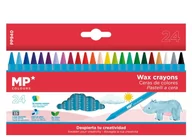 Kredki, ołówki, pastele i pisaki - Kredki Woskowe 24 Kolorów Mp Mp - miniaturka - grafika 1