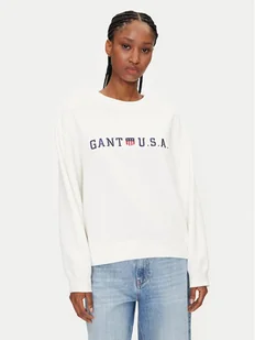 Gant Bluza 4200577 Biały Regular Fit - Bluzy damskie - miniaturka - grafika 1