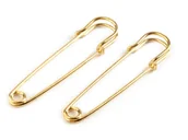 Pasmanteria - Agrafka Szkocka ZŁOTA (1szt) - miniaturka - grafika 1