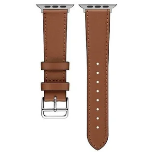 Beline pasek Watch 20mm Hermes Leather brązowy /brown box - Akcesoria do smartwatchy - miniaturka - grafika 4