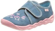 Kapcie damskie - Superfit Bubble kapcie domowe, niebieskie 8010, 38 EU, niebieski 8010, 38 EU - miniaturka - grafika 1