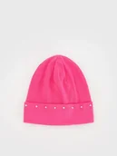 Czapki dla dzieci - Reserved - Czapka z ćwiekami - różowy - miniaturka - grafika 1