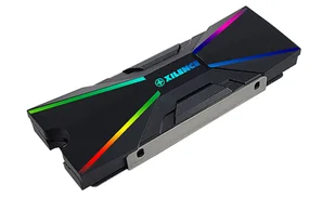 Xilence M2SSD.B.ARGB Moduł pamięci Chlodnica/wentylator Czarny 1 szt. XC401 - Tuning komputera - akcesoria - miniaturka - grafika 1