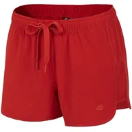 Spodenki damskie - Spodenki Damskie 4F Czerwone H4L21 Skdt001 62S-Xl - miniaturka - grafika 1