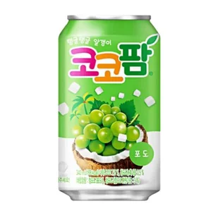 Napój Coco Palm nata de coco Zielone winogrono 340ml - Soki i napoje niegazowane - miniaturka - grafika 1