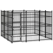 Budy dla psów - shumee shumee Kojec zewnętrzny dla psa stalowy 8,29 m - miniaturka - grafika 1