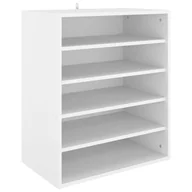 Szafki na buty - vidaXL Szafka na buty, biała, 60x35x70 cm, płyta wiórowa - miniaturka - grafika 1