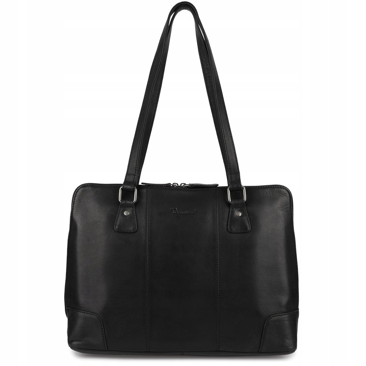 Torebka skórzana damska klasyczna na laptopa duża A4 13