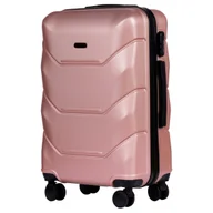 Walizki - Walizka podróżna średnia Wings Peacock 2.0 24" ROSE GOLD - miniaturka - grafika 1