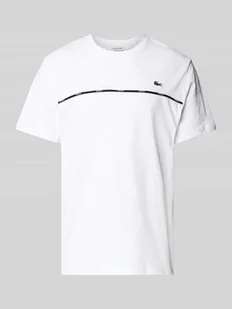 T-shirt z naszywką z logo - Koszulki męskie - miniaturka - grafika 1