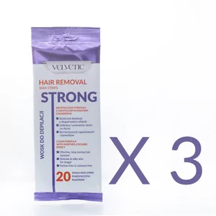 VELVETIC wosk do depilacji ciała STRONG - 3 komplety - Depilacja - miniaturka - grafika 1