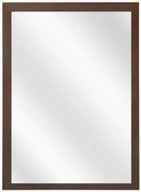 Lustra - Ciemnobrązowe lustro ścienne drewniane R8-D87 - miniaturka - grafika 1