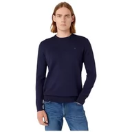 Bluzy męskie - Wrangler Bluza męska Crewneck Knit, grantowy, M - miniaturka - grafika 1