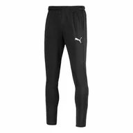 Spodnie męskie - Puma Tapered, spodnie dresowe, czarne, męskie, Rozmiar XXL - miniaturka - grafika 1