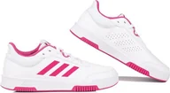 Buty dla dziewczynek - Adidas Buty dziecięce adidas Tensaur Sport Training Lace biało-różowe GW6438 38 - miniaturka - grafika 1