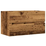 Szafki łazienkowe - vidaXL Wisząca szafka łazienkowa, stare drewno, 80x38,5x45 cm - miniaturka - grafika 1