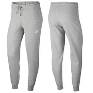 Spodnie sportowe damskie - Spodnie dresowe damskie Nike Essentials Pant Tight treningowe bawełniane - miniaturka - grafika 1