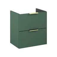 Szafki łazienkowe - Szafka pod umywalkę wisząca Katalonia 50x34.4x53 cm zielona Sensea - miniaturka - grafika 1