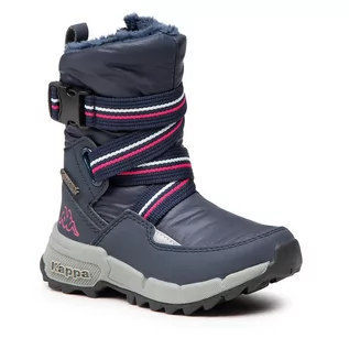 Śniegowce damskie - Kappa Śniegowce Fonki Tex K 260898K Navy/Pink 6722 - grafika 1