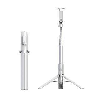SEAJIC AB403 Selfie Stick Statyw Wysuwany 2 w 1 Aluminiowy kij do selfie Bluetooth ze zdalnym Shutt - Selfie stick - miniaturka - grafika 1