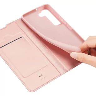 Dux Ducis Skin Pro kabura etui pokrowiec z klapką Samsung Galaxy S22+ (S22 Plus) różowy - Etui i futerały do telefonów - miniaturka - grafika 9