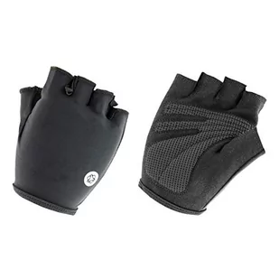 AGU Czarne rękawiczki "Sport" z półpalcem C - Rękawiczki - miniaturka - grafika 1