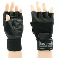 Pozostały sprzęt i akcesoria do ćwiczeń - Rękawice fitness Evolution Professional Equipment ze skóry naturalnej Standard - miniaturka - grafika 1